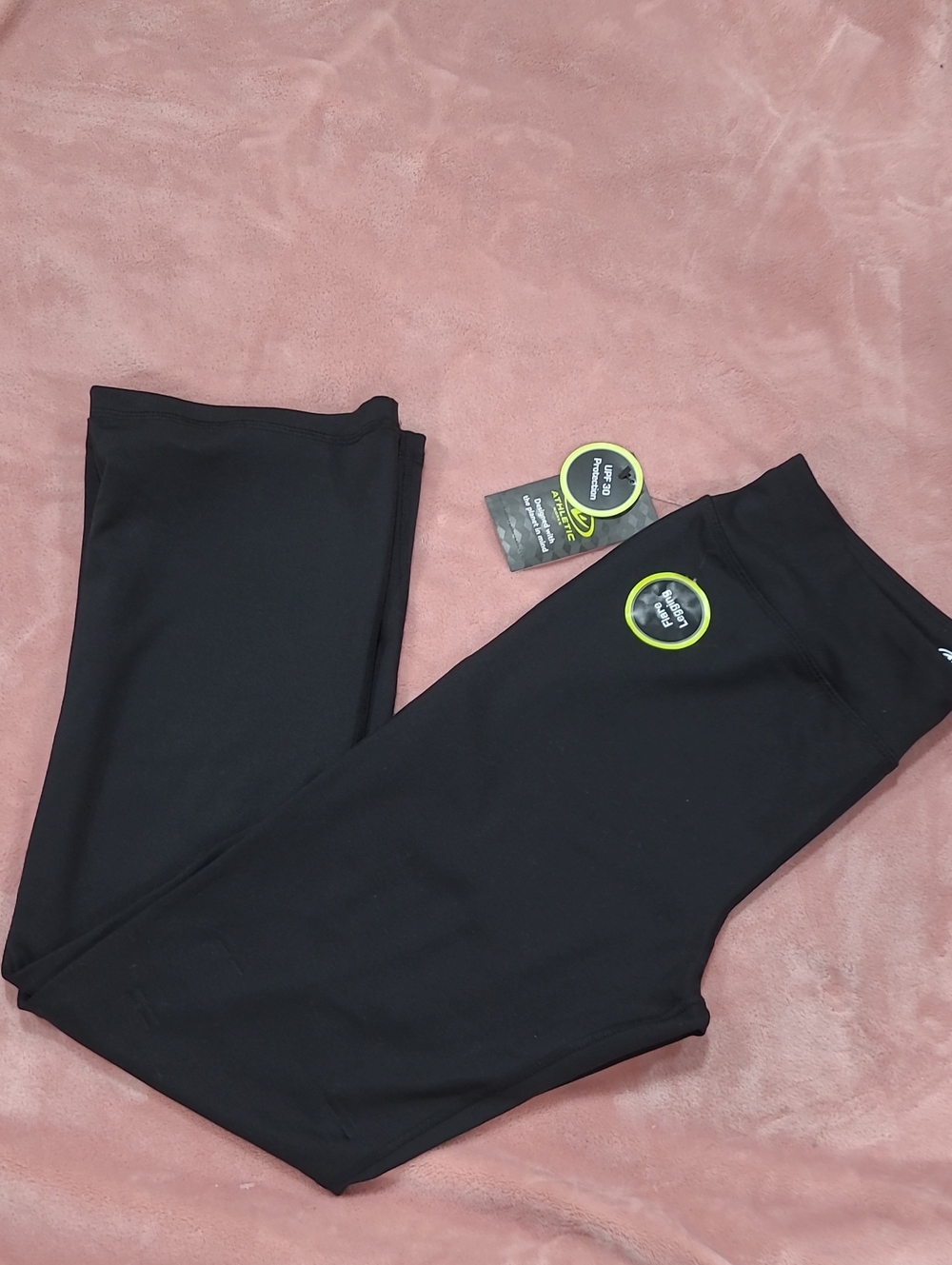Athletic Works Black Kids' Leggings